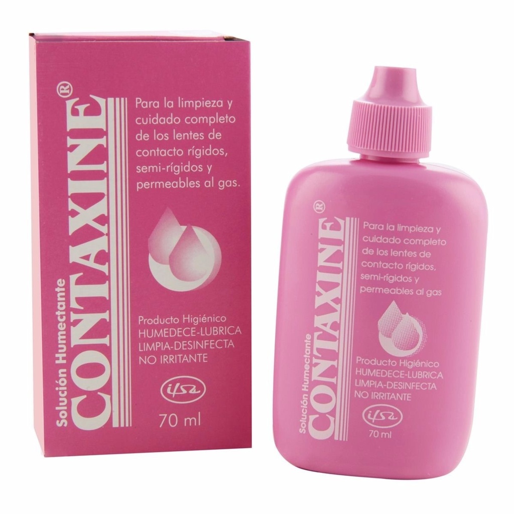 SOLUCION PARA LENTE DE CONTACTO RIGIDO CONTAXINE 70 ML
