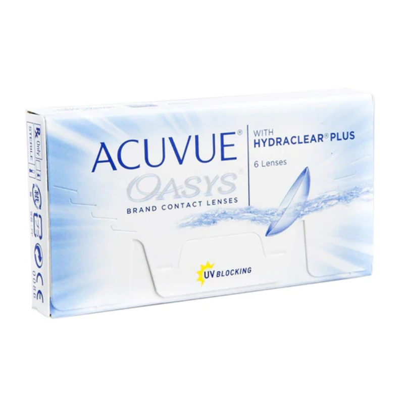 LENTES DE CONTACTO ACUVUE OASYS ESFERICO MIOPÍA E HIPERMETROPÍA (QUINCENAL)