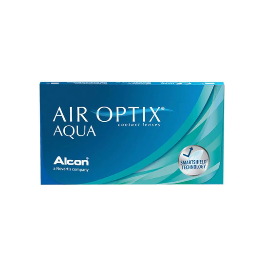 LENTES DE CONTACTO AIR OPTIX AQUA PARA MIOPÍA O HIPERMETROPÍA