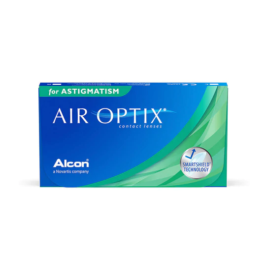 LENTES DE CONTACTO AIR OPTIX PLUS HYDRAGLYDE TORICO USO CONTINUO PARA ASTIGMATISMO