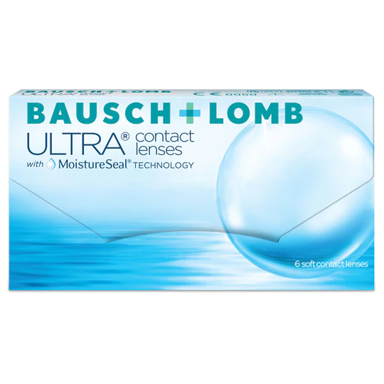 LENTES DE CONTACTO ULTRA ESFÉRICO BAUSCH & LOMB PARA MIOPÍA E HIPERMETROPÍA