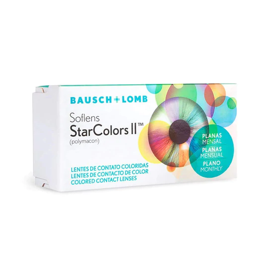 LENTES DE CONTACTO SOFLENS STARCOLORS II NEUTRO (2 LENTES SIN GRADUACIÓN) (AZUL)