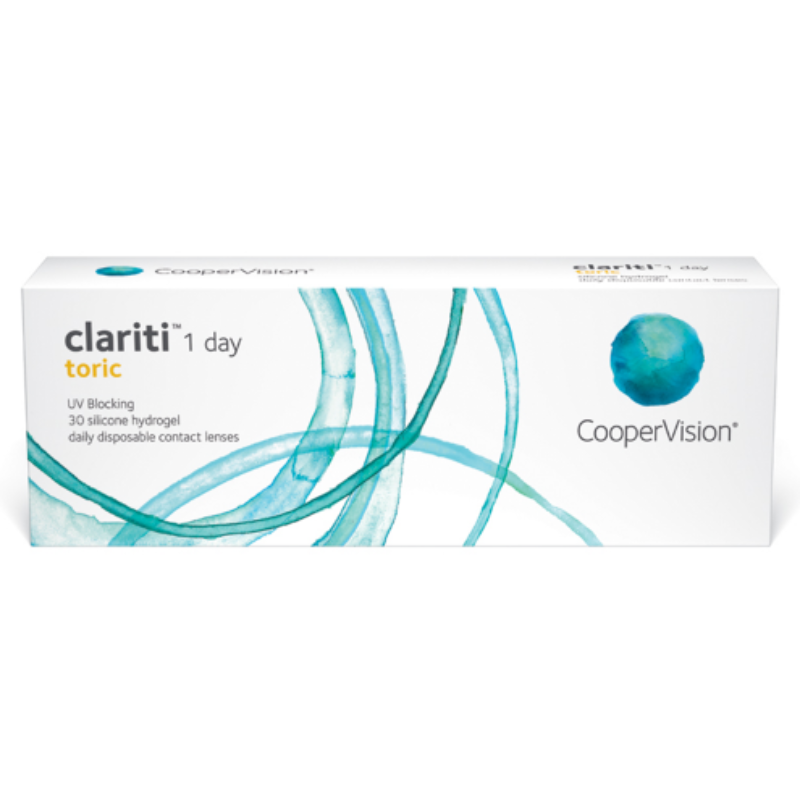 LENTES DE CONTACTO CLARITI 1 DAY ASTIGMATISMO (30 LENTES)
