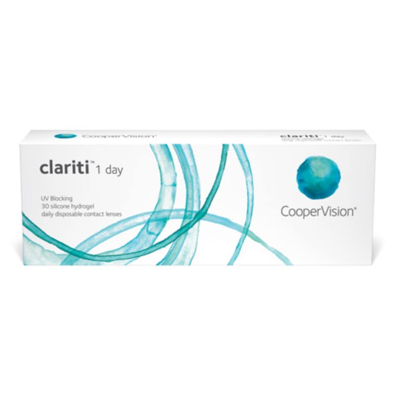 LENTES DE CONTACTO CLARITI 1 DAY MIOPÍA E HIPERMETROPÍA (30 LENTES)