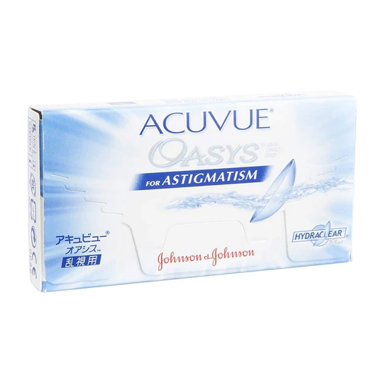 LENTES DE CONTACTO TORICOS ACUVUE OASYS PARA ASTIGMATISMO (QUINCENAL)