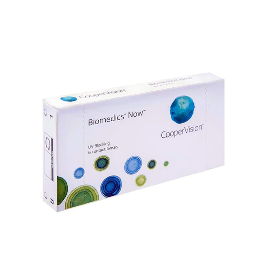 LENTES DE CONTACTO BIOMEDICS NOW ESFÉRICO SOLO PARA MIOPÍA