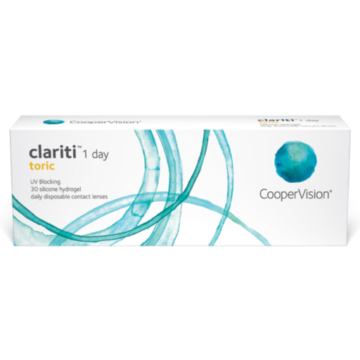 LENTES DE CONTACTO CLARITI 1 DAY ASTIGMATISMO (30 LENTES)