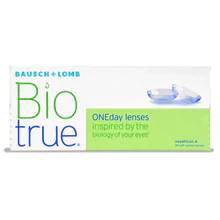 LENTES DE CONTACTO BIOTRUE ONE DAY MIOPIA E HIPERMETROPIA (30 LENTES)