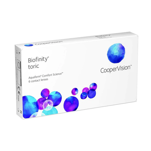 LENTES DE CONTACTO BIOFINITY TÓRICO USO CONTINUO PARA ASTIGMATISMO (SOLO CIL -2.75 $1750)